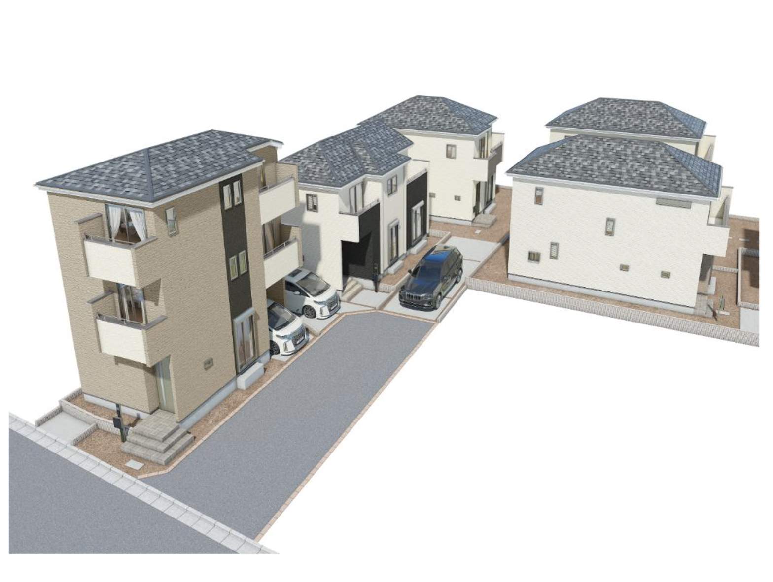 外観、飯田産業 川口市上青木6丁目 新築戸建 仲介手数料無料