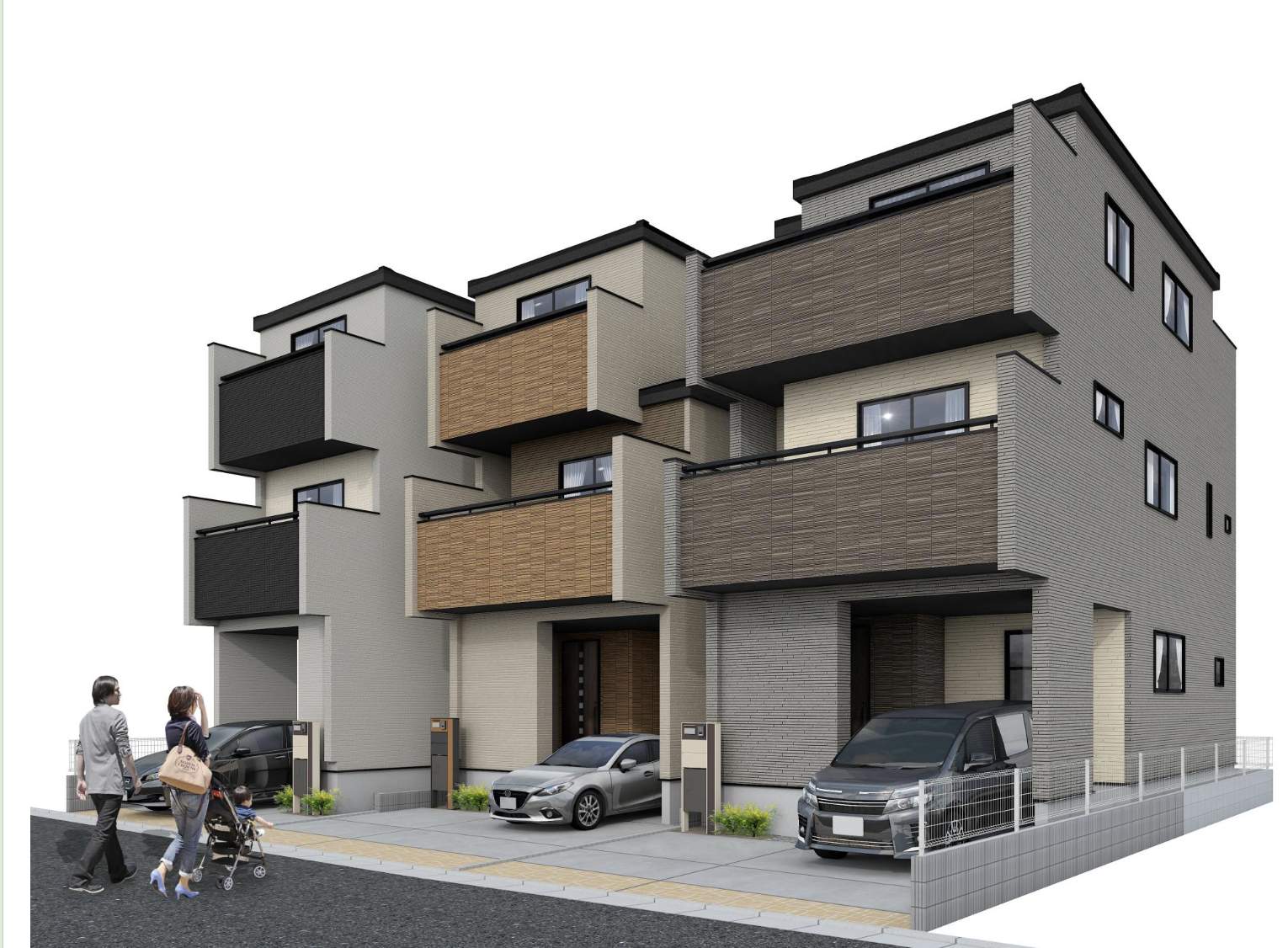 外観、東栄住宅 川口市弥平1丁目 新築戸建 仲介手数料無料