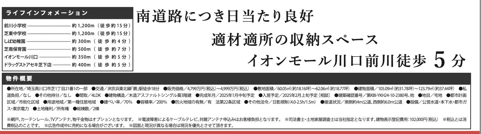 ケイアイスター不動産　川口市芝１丁目 新築戸建 仲介手数料無料