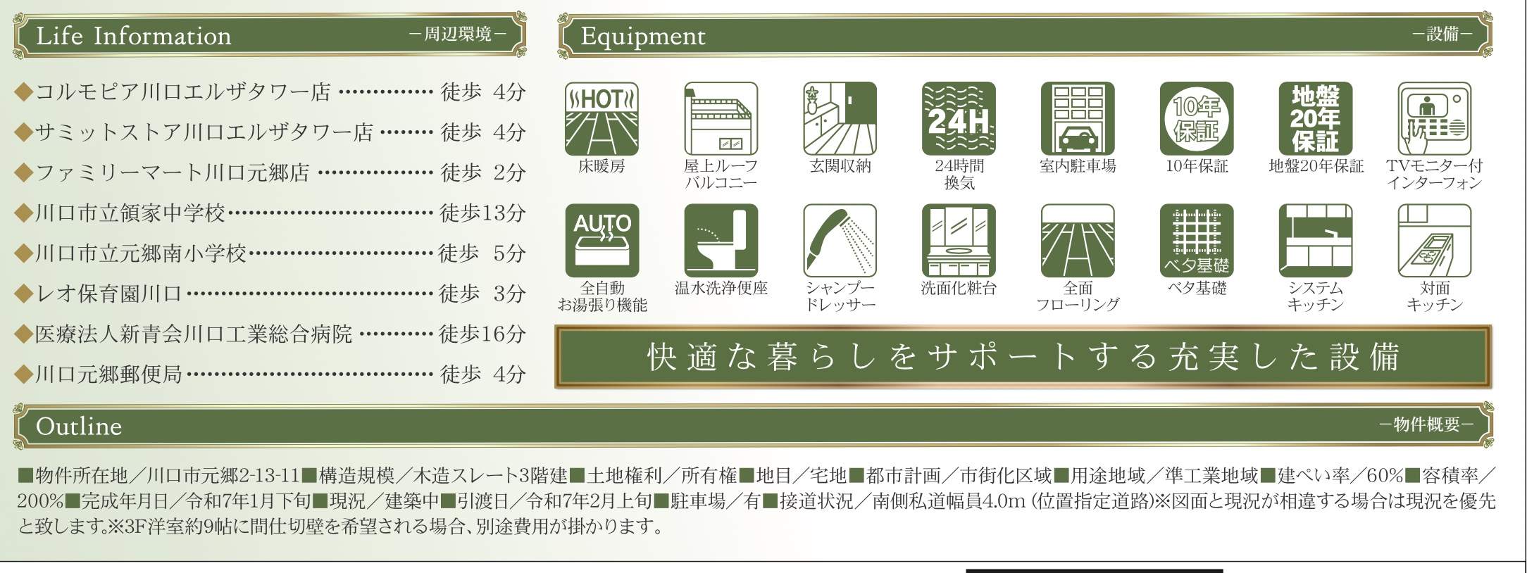 森住建　川口市元郷２丁目 新築戸建 仲介手数料無料