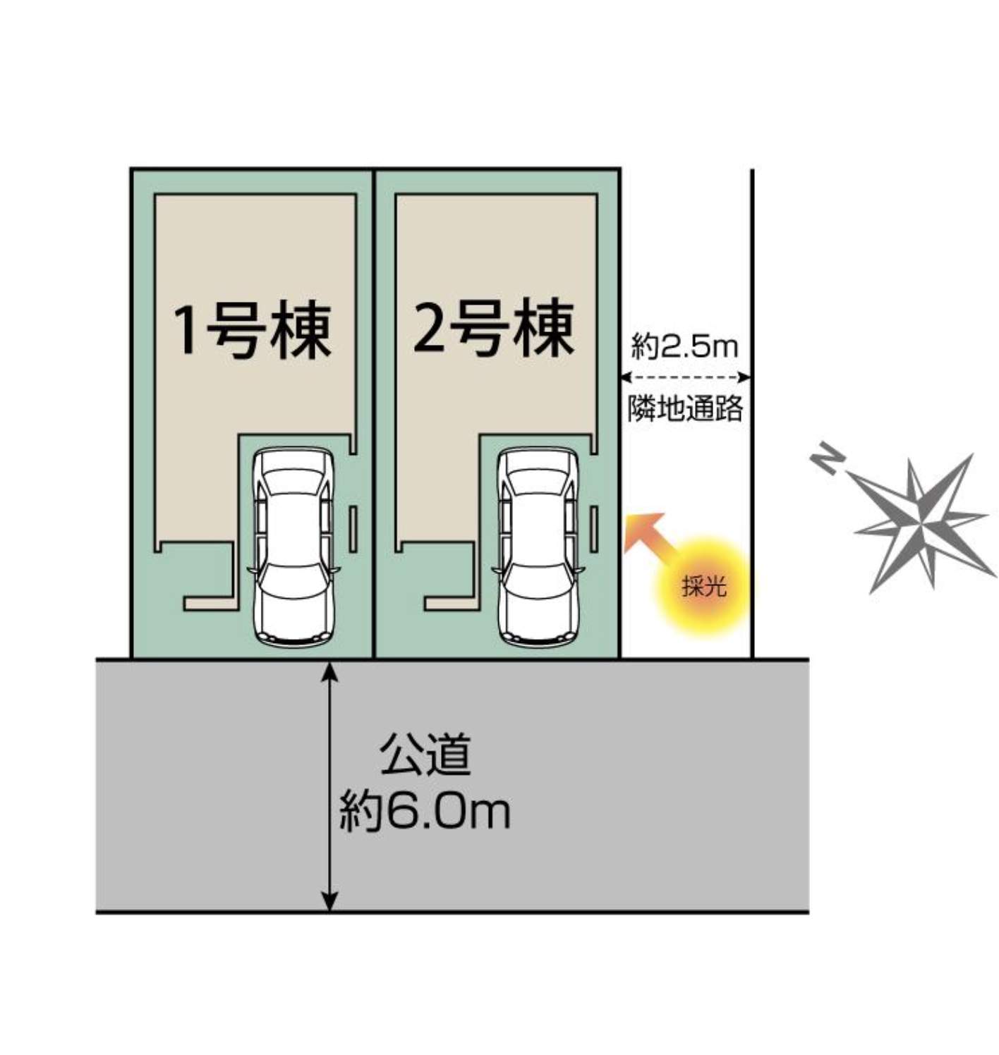 配置図、東栄住宅　川口市弥平２丁目 新築戸建 仲介手数料無料 