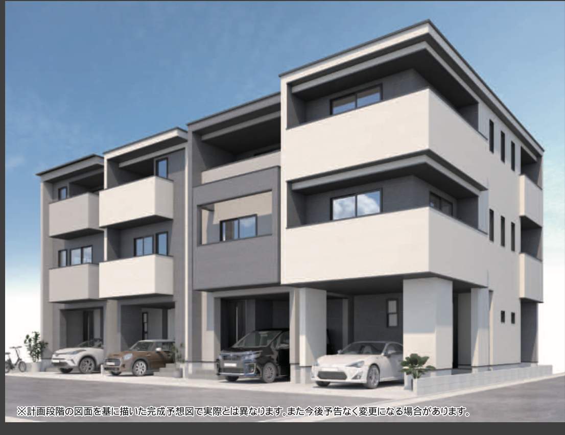 外観、メルディア 川口市大字東本郷 新築戸建 仲介手数料無料