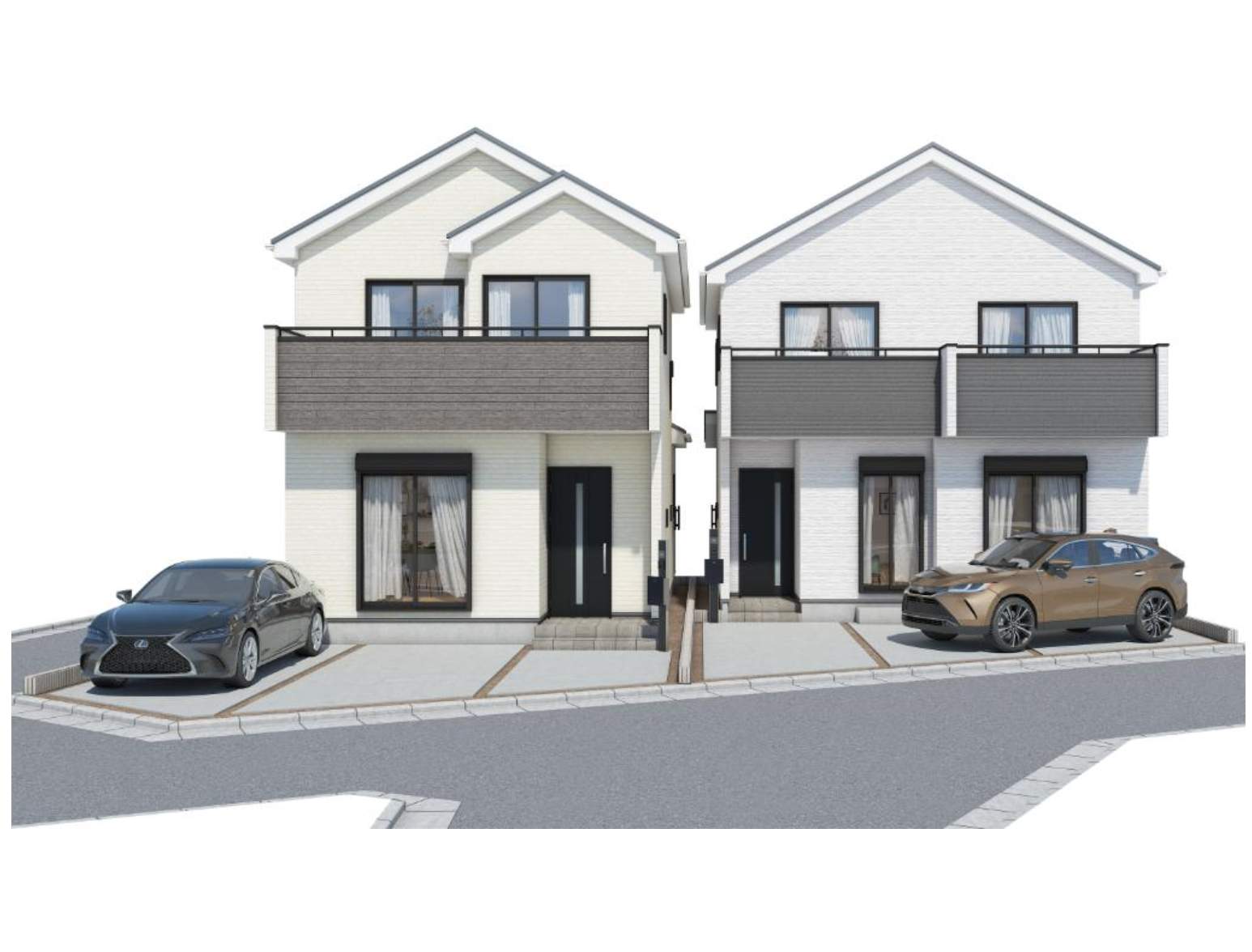 外観、飯田産業 川口市大字安行領根岸 新築戸建 仲介手数料無料
