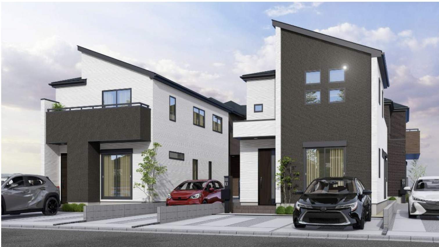 外観、タクトホーム 川口市芝1丁目 新築戸建 仲介手数料無料