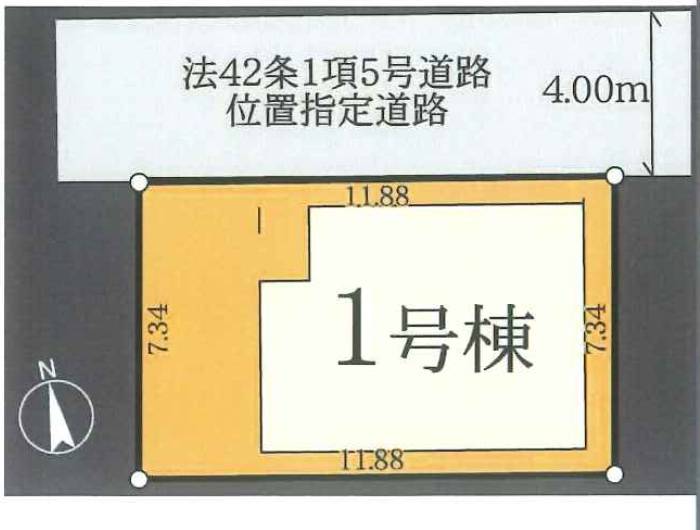 配置図、ホームポジション　川口市芝富士２丁目 新築戸建 仲介手数料無料 