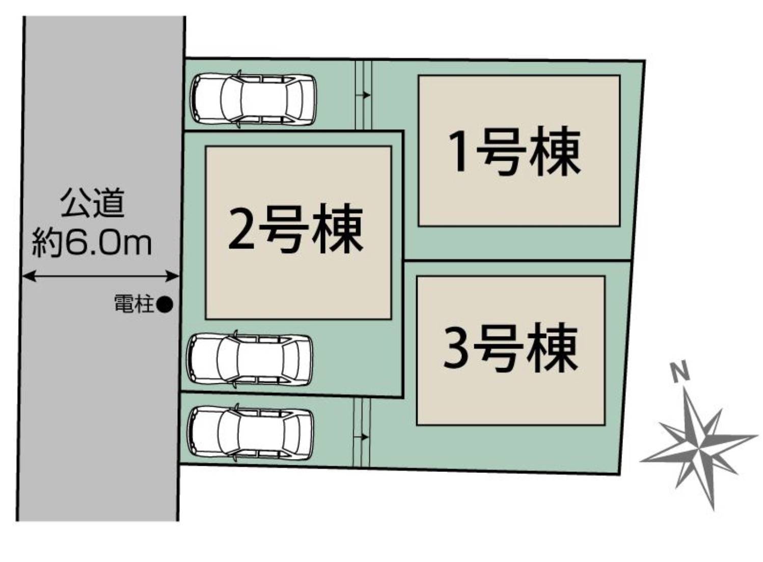 配置図、東栄住宅　川口市西川口４丁目 新築戸建 仲介手数料無料 