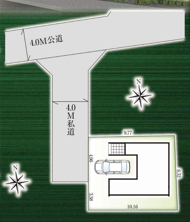 配置図、タクトホーム 川口市大字榛松 新築戸建 仲介手数料無料