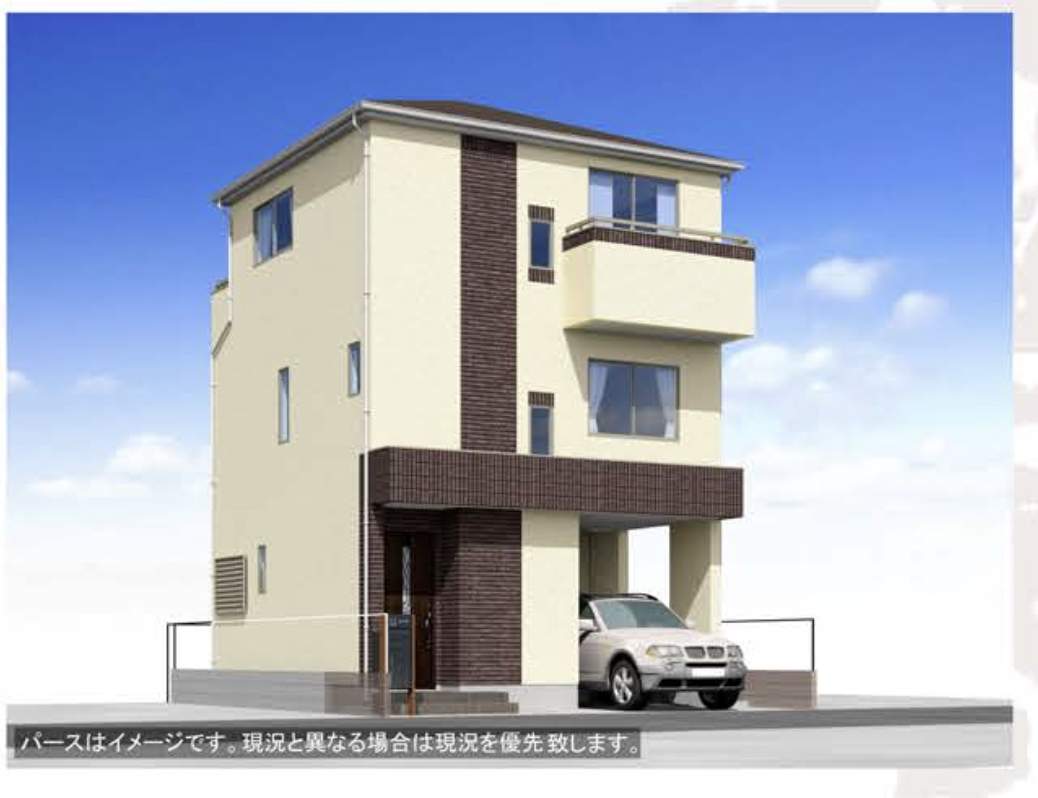 外観、大宝建設埼玉 川口市芝西1丁目 新築戸建 仲介手数料無料