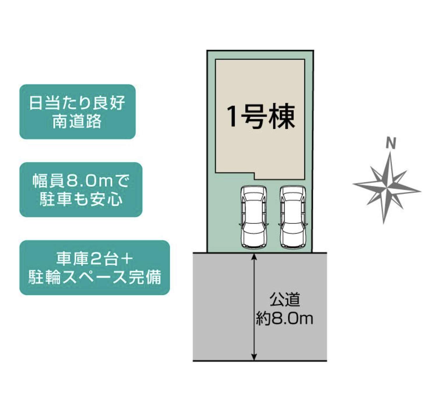 配置図、東栄住宅 川口市芝1丁目 新築戸建 仲介手数料無料