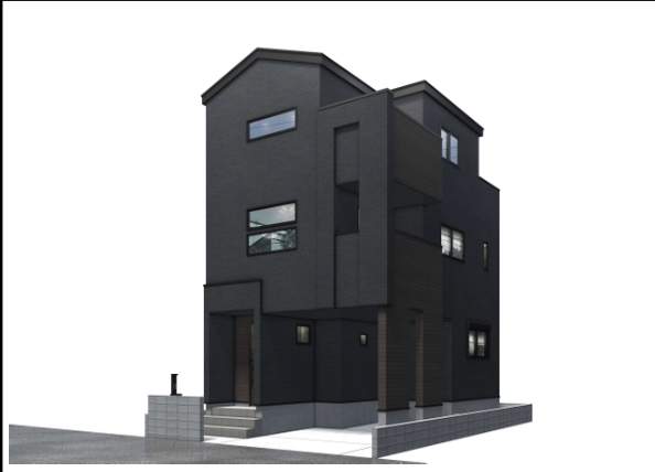 外観、ホーク・ワン 川口市並木1丁目 新築戸建 仲介手数料無料