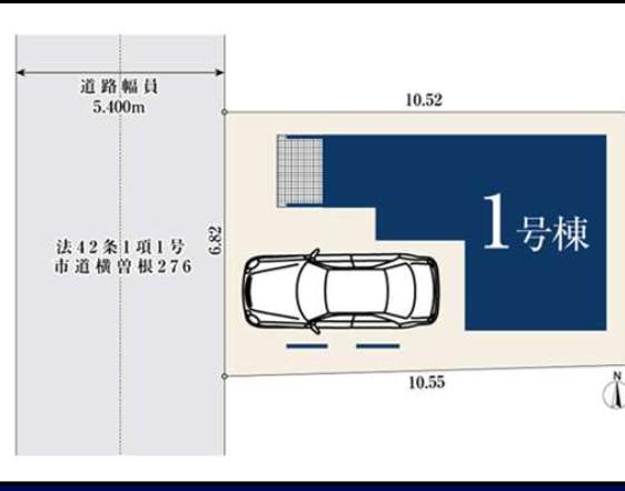 配置図、ホーク・ワン 川口市並木1丁目 新築戸建 仲介手数料無料
