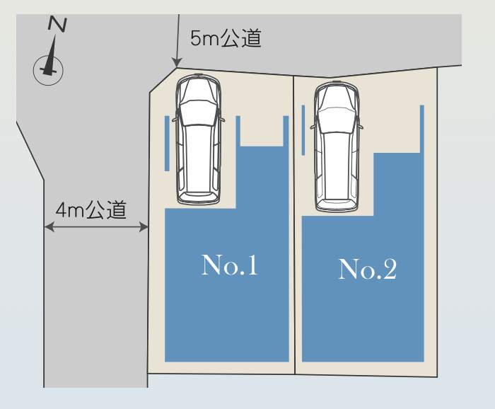 配置図、メルディア 川口市西青木1丁目 新築戸建 仲介手数料無料