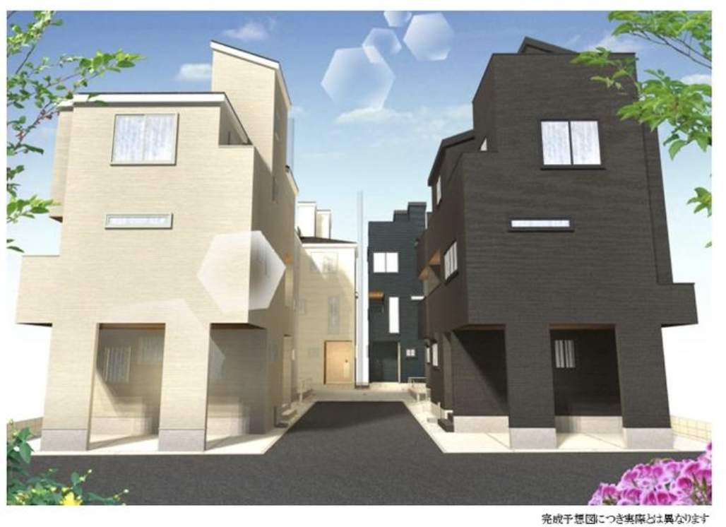 外観、ホームポジション 川口市芝塚原2丁目 新築戸建 仲介手数料無料