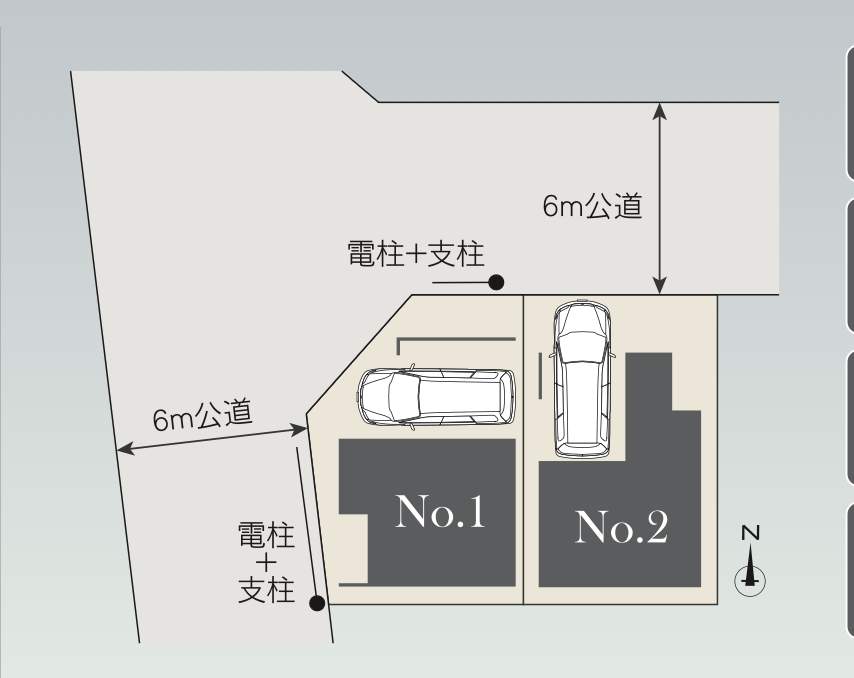 配置図、メルディア 川口市北原台1丁目 新築戸建 仲介手数料無料
