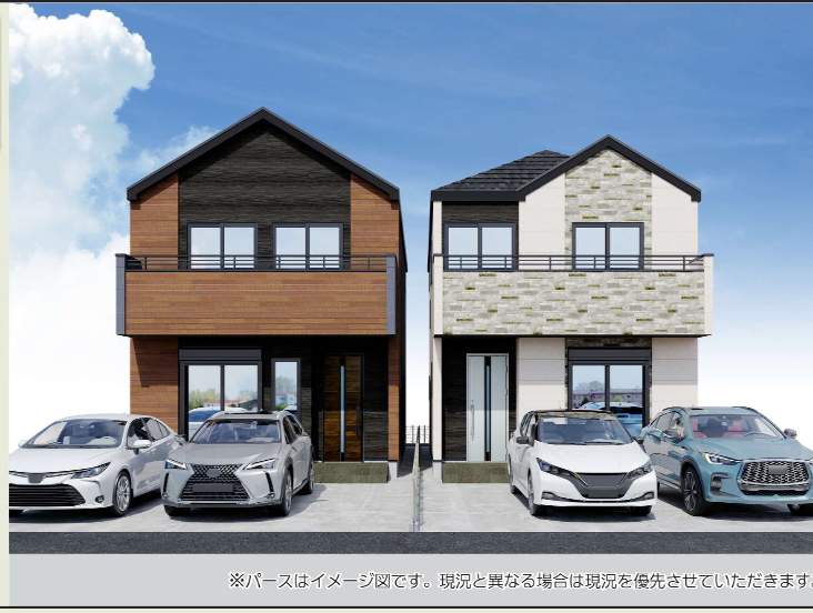 外観、旭ハウジング 川口市北原台3丁目 新築戸建 仲介手数料無料