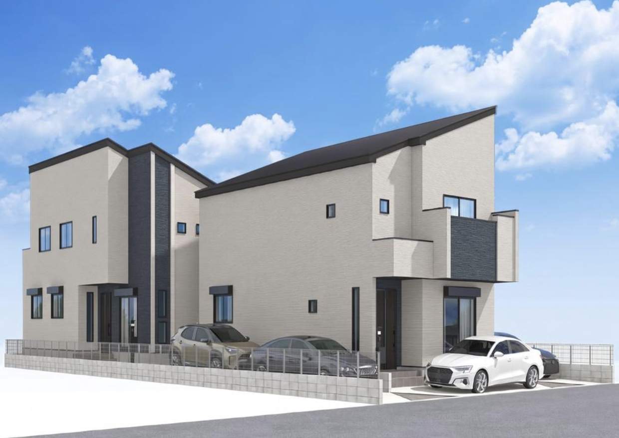 外観、ホーク・ワン 川口市東川口5丁目 新築戸建 仲介手数料無料