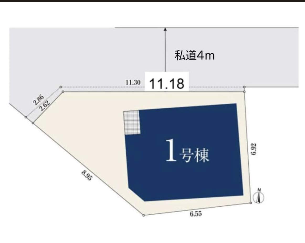 配置図、ホーク・ワン 川口市鳩ヶ谷本町1 新築戸建 仲介手数料無料