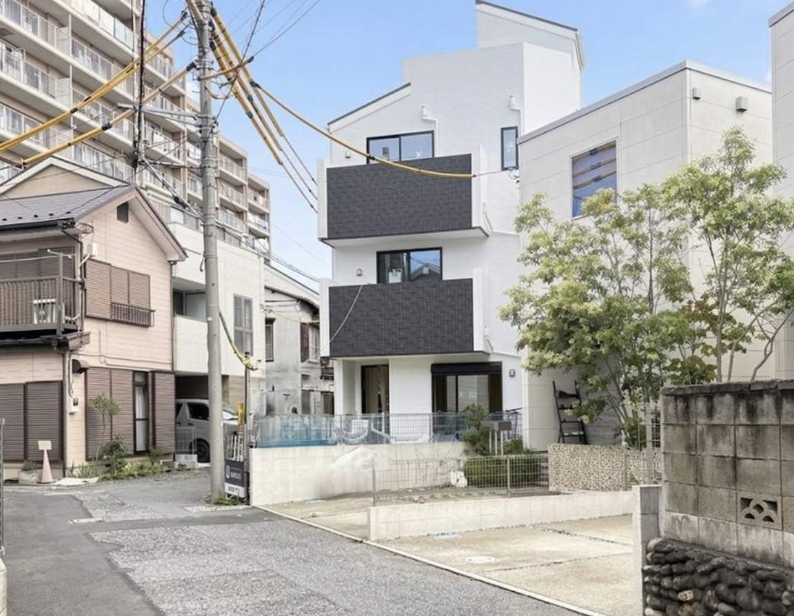 外観、ホーク・ワン 川口市鳩ヶ谷本町1 新築戸建 仲介手数料無料