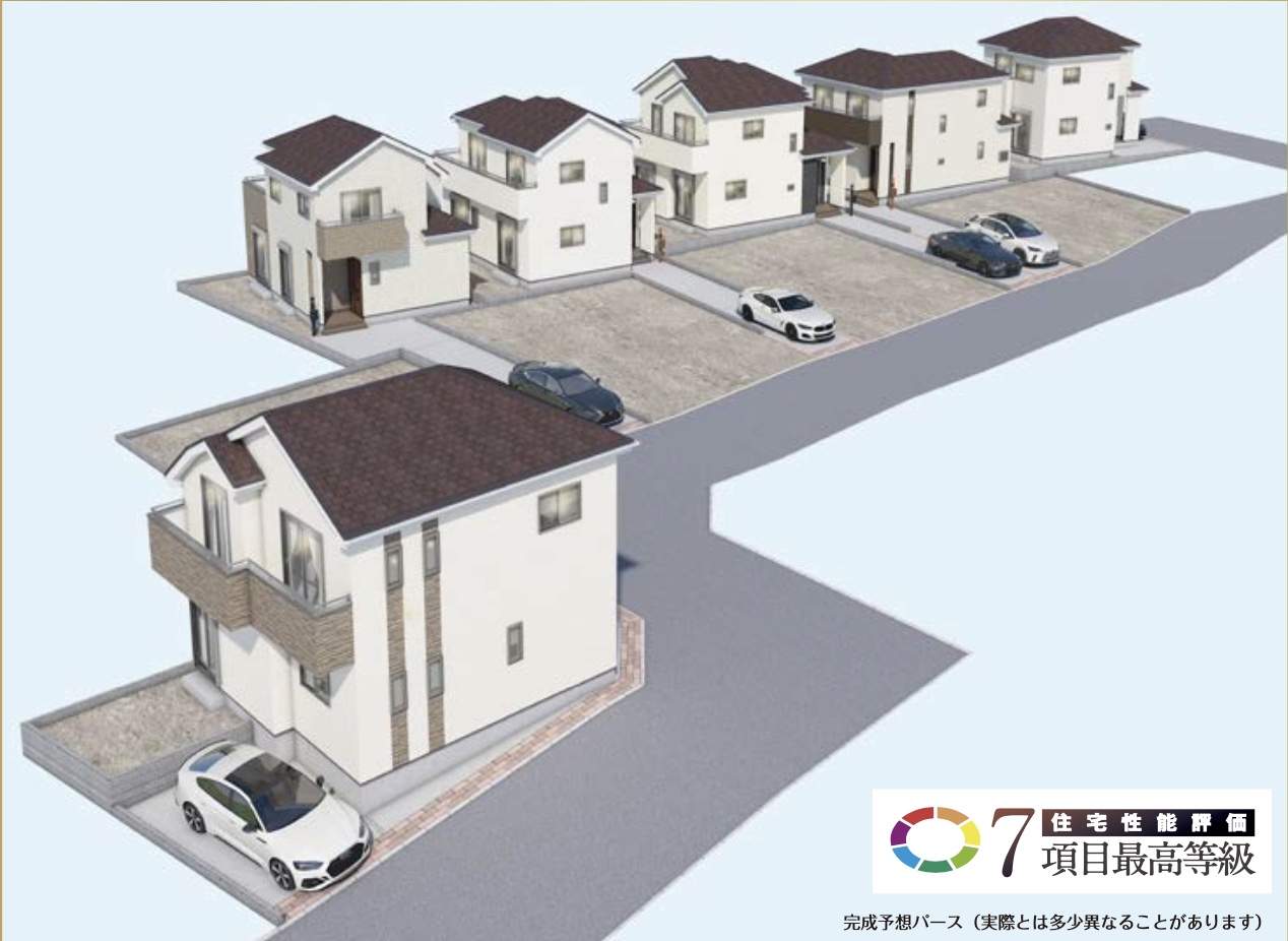外観、飯田産業 川口市大字赤井 新築戸建 仲介手数料無料