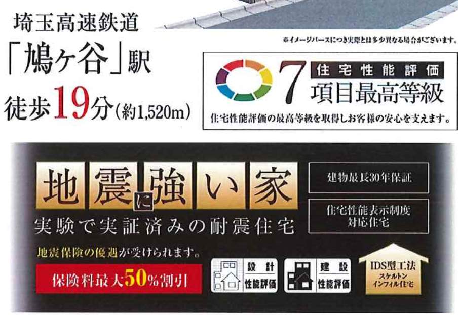 飯田産業 川口市上青木2丁目 新築戸建 仲介手数料無料