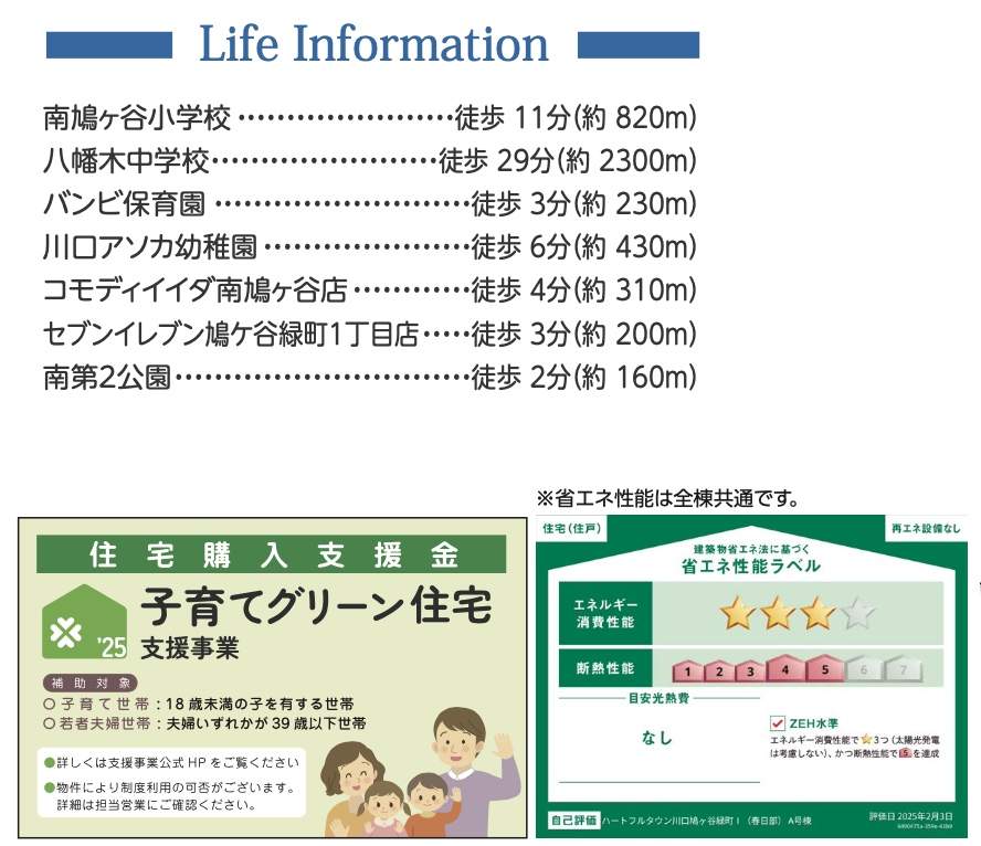 、飯田産業 川口市鳩ヶ谷緑町2丁目 新築戸建 仲介手数料無料