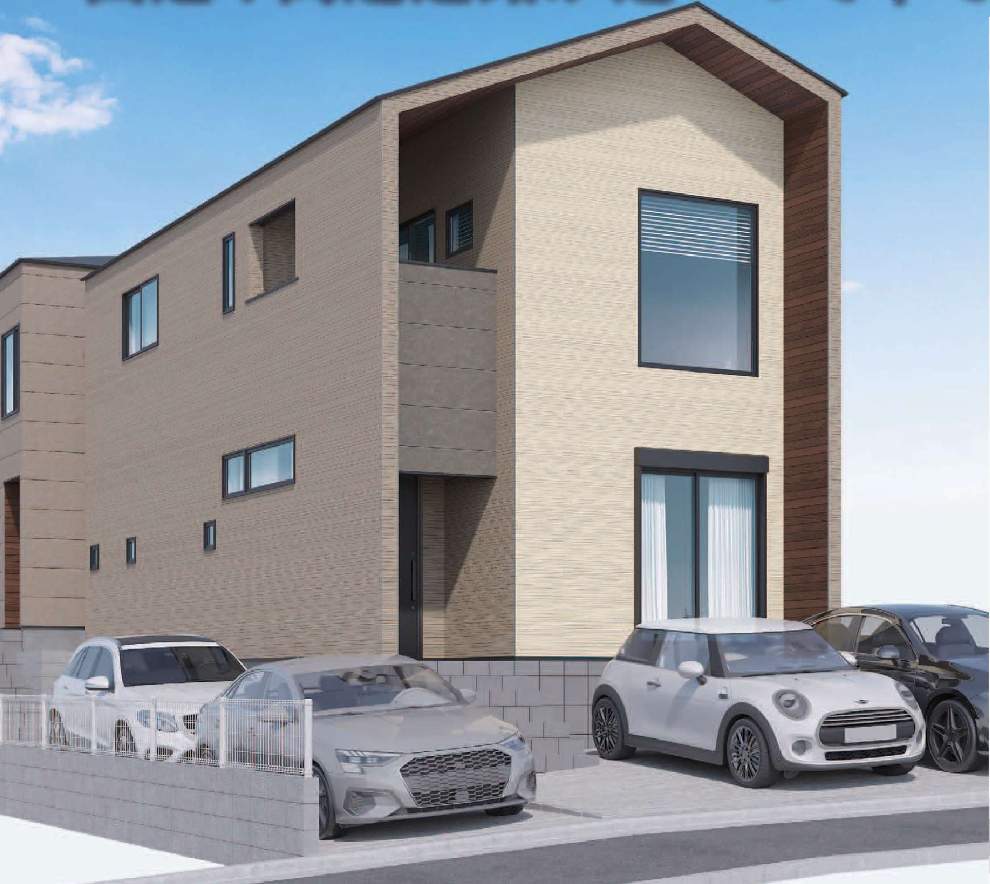 外観、メルディア 川口市大字道合 新築戸建 仲介手数料無料