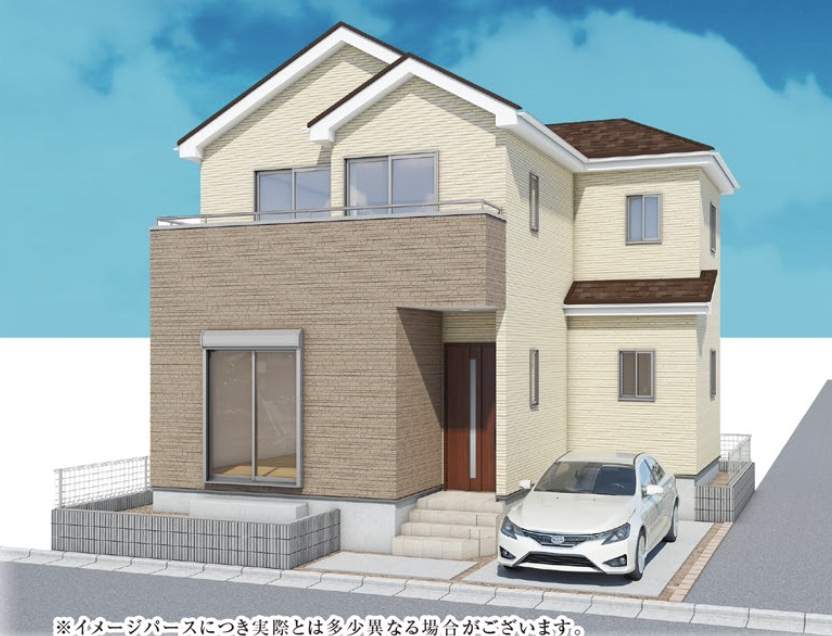外観、飯田産業 川口市大字木曽呂 新築戸建 仲介手数料無料