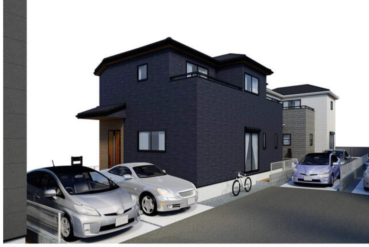 外観、一建設 さいたま市岩槻区東町1丁目 新築戸建 仲介手数料無料