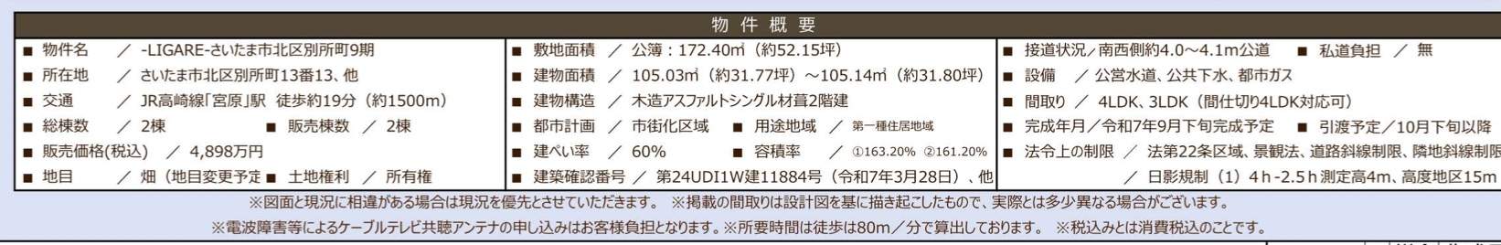 ケイアイスター不動産 さいたま市北区別所町 新築戸建 仲介手数料無料