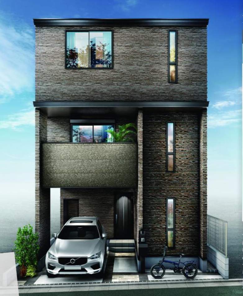 外観、レーベンホームビルド さいたま市浦和区針ヶ谷2丁目 新築戸建 仲介手数料無料