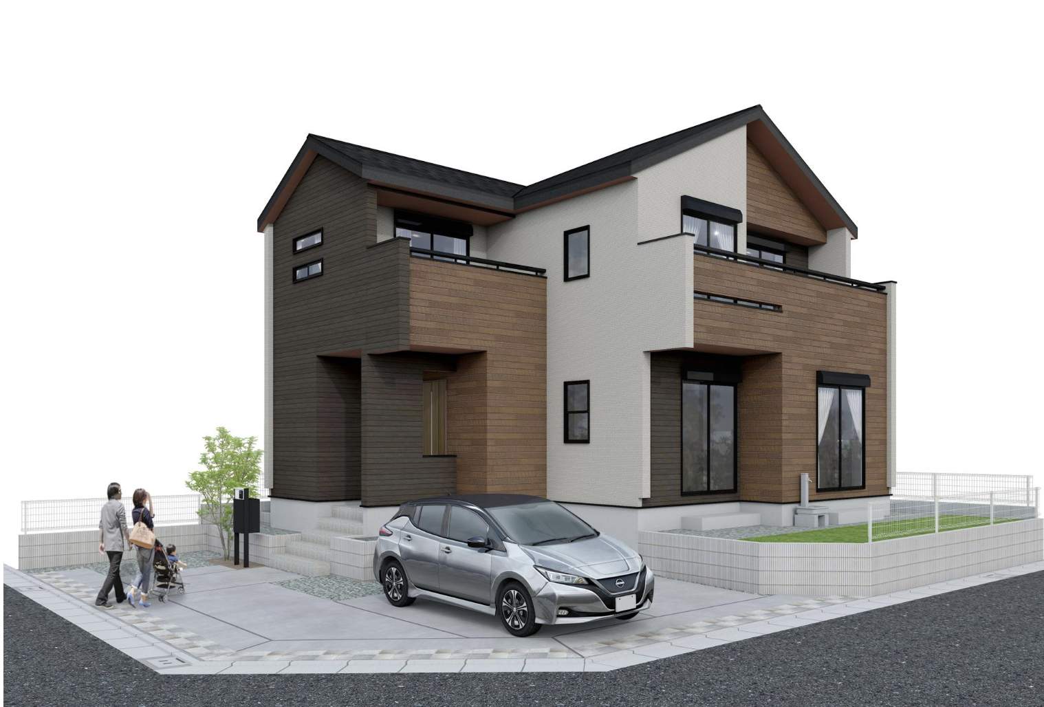 外観、東栄住宅 さいたま市桜区大字白鍬 新築戸建 仲介手数料無料