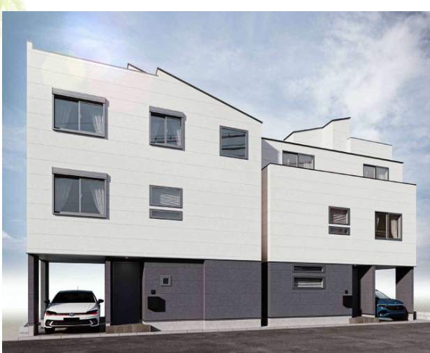 外観、シティートータルプラン さいたま市浦和区北浦和1丁目 新築戸建 仲介手数料無料