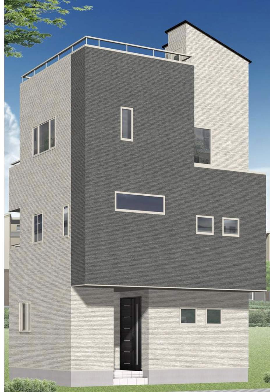 外観、レクスターリビング さいたま市緑区大字三室 新築戸建 仲介手数料無料