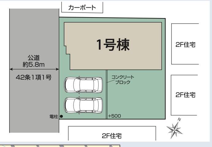 配置図、東栄住宅 さいたま市西区大字指扇 新築戸建 仲介手数料無料