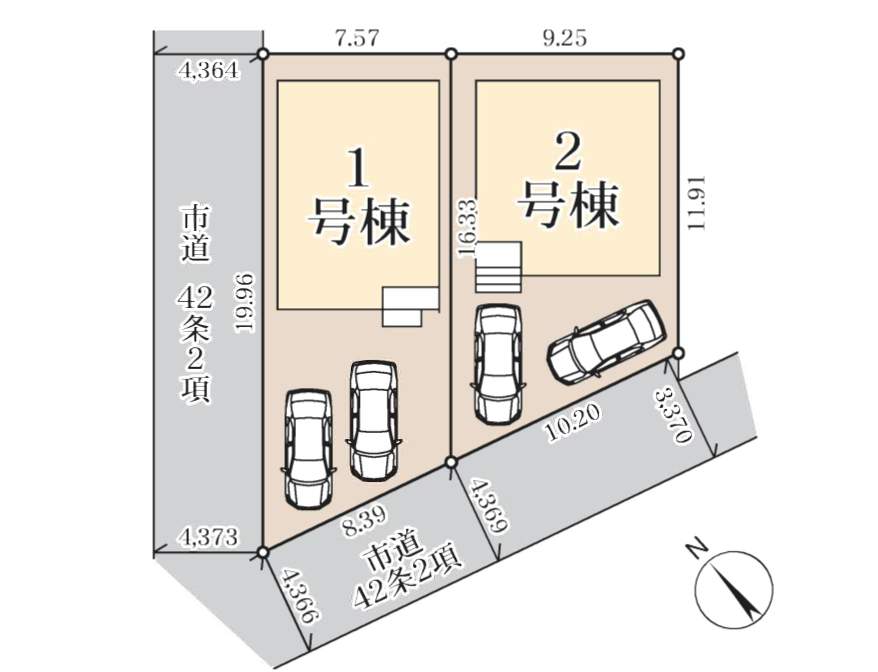配置図、一建設 さいたま市岩槻区日の出町 新築戸建 仲介手数料無料