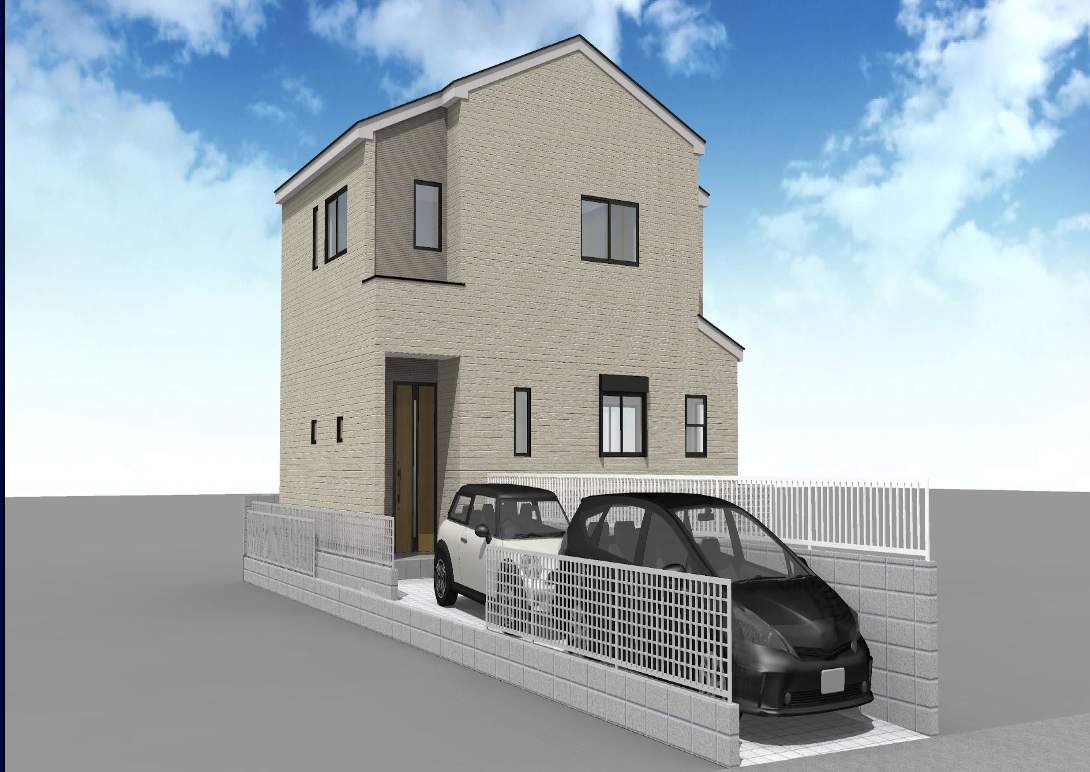 外観、ホーク・ワン 川口市前川2丁目 新築戸建 仲介手数料無料