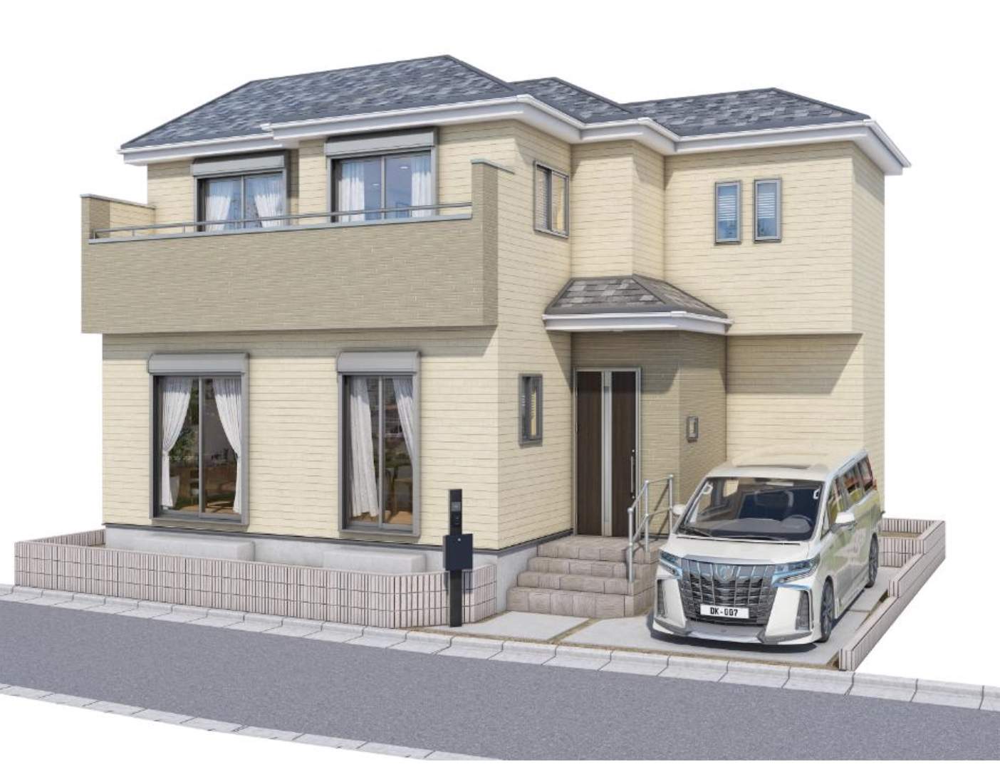 外観、飯田産業 さいたま市浦和区瀬ヶ崎1丁目 新築戸建 仲介手数料無料