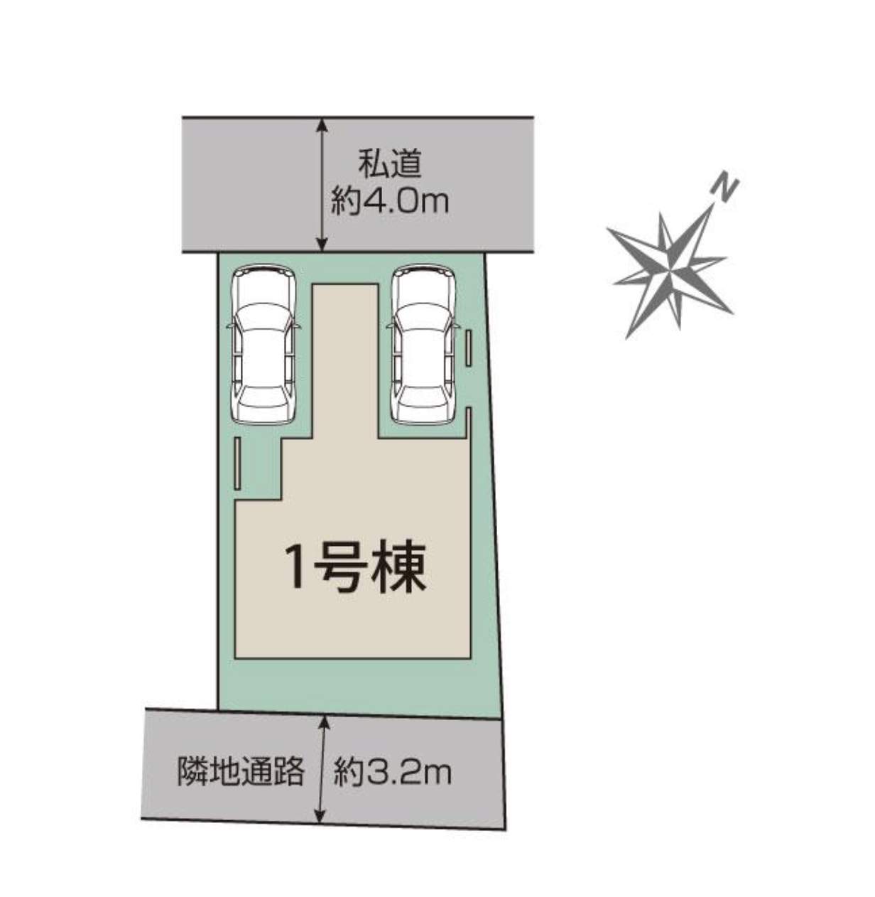 配置図、東栄住宅 さいたま市岩槻区府内1丁目 新築戸建 仲介手数料無料