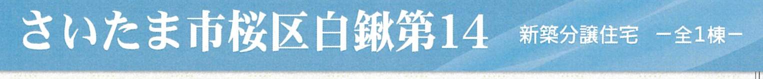 アーネストワン さいたま市桜区大字白鍬 新築戸建 仲介手数料無料