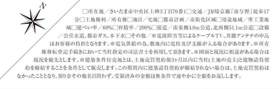 概要、ティーアラウンド さいたま市中央区上峰3丁目 新築戸建 仲介手数料無料