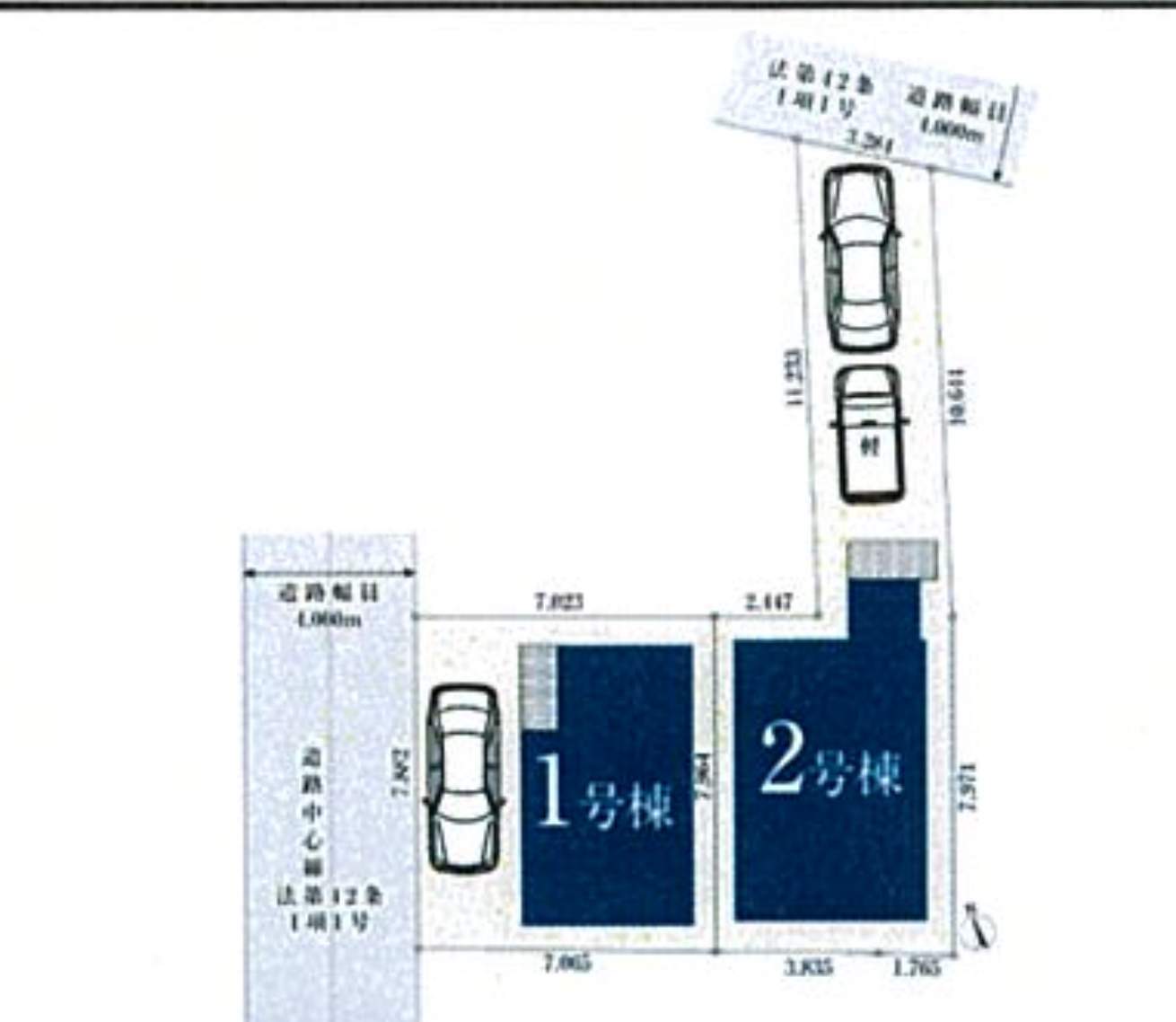 配置図、ホーク・ワン さいたま市南区南浦和1丁目 新築戸建 仲介手数料無料
