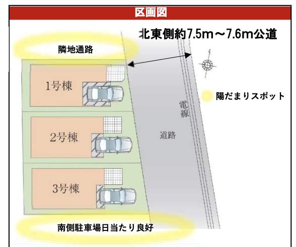 配置図、ケイアイクラフト さいたま市桜区南元宿1丁目 新築戸建 仲介手数料無料