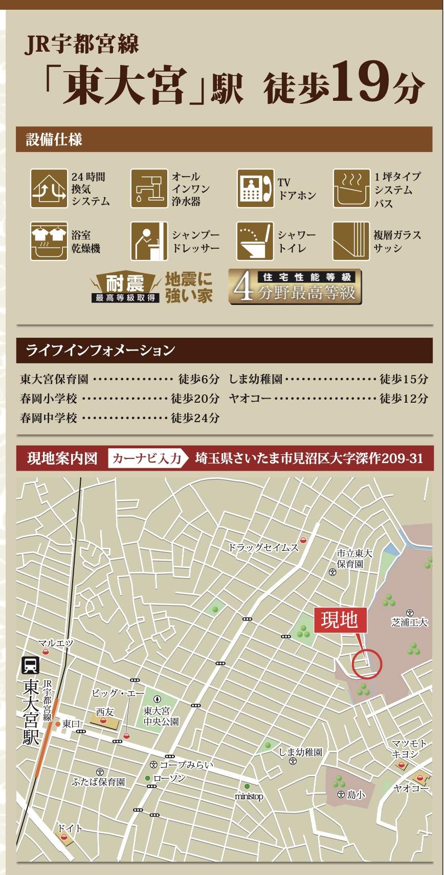 飯田産業 さいたま市見沼区大字深作 新築戸建 仲介手数料無料