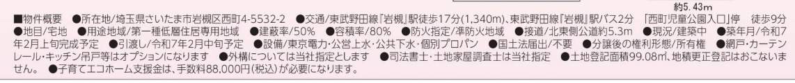 飯田産業　さいたま市岩槻区西町４丁目 新築戸建 仲介手数料無料 