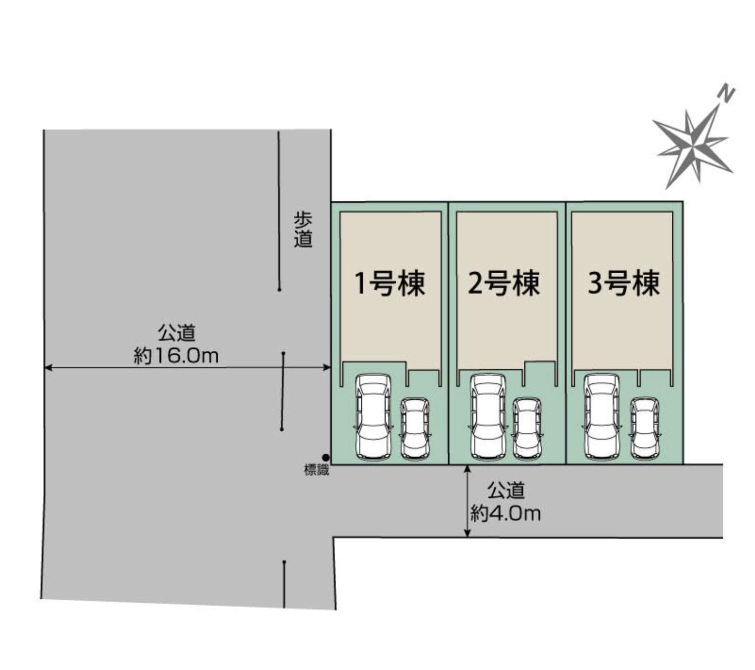 配置図、東栄住宅 さいたま市見沼区春岡2丁目 新築戸建 仲介手数料無料