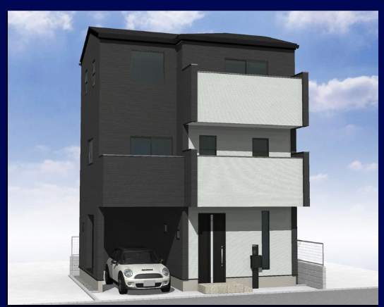 外観、ホーク・ワン さいたま市南区辻7丁目 新築戸建 仲介手数料無料