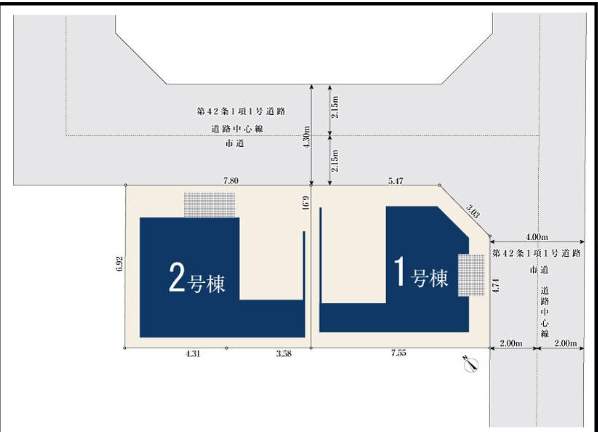配置図、ホーク・ワン さいたま市南区辻7丁目 新築戸建 仲介手数料無料
