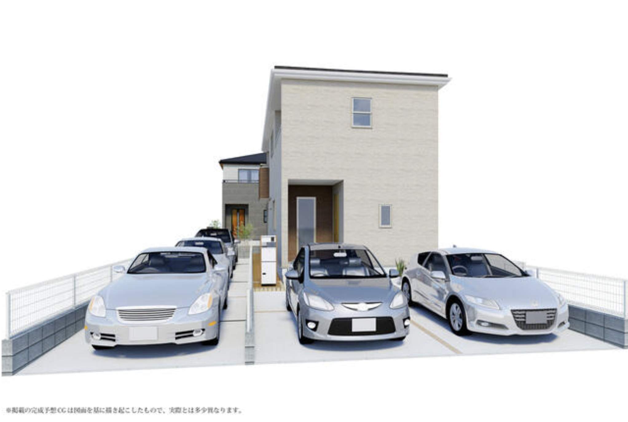 外観、一建設 さいたま市岩槻区西原台2丁目 新築戸建 仲介手数料無料