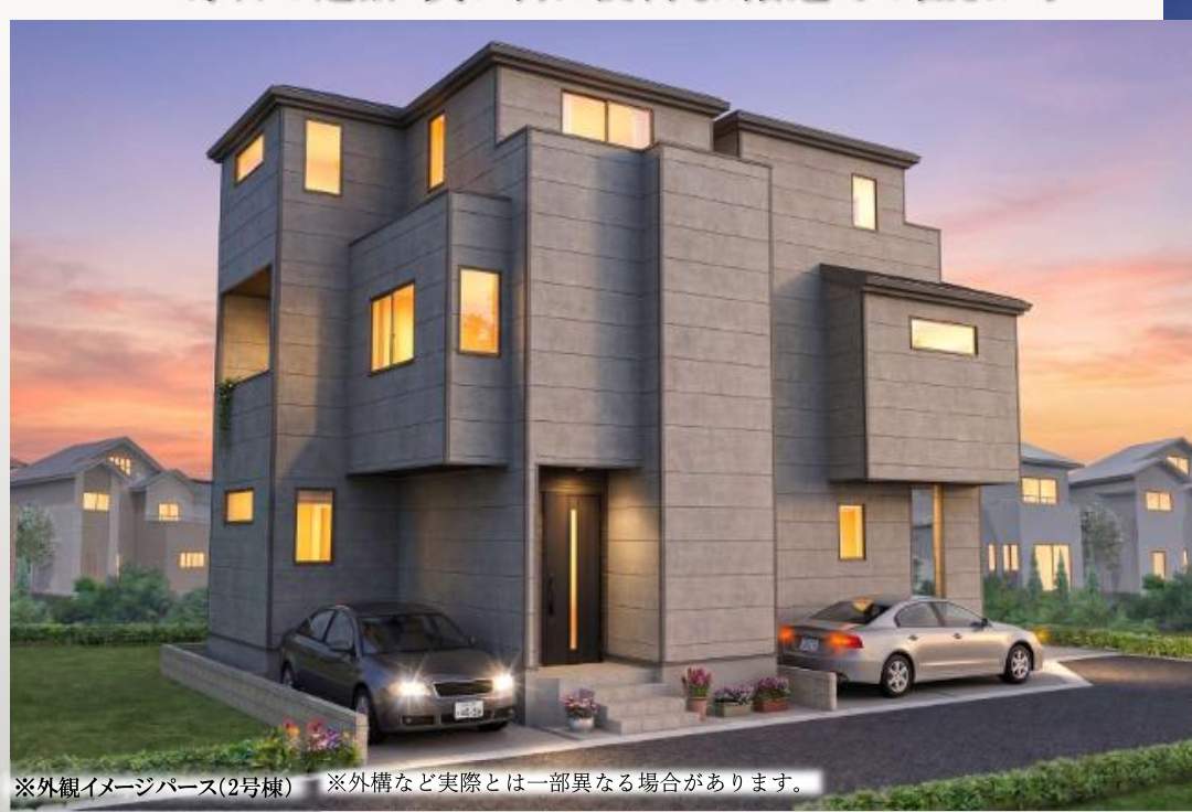 外観、ケイアイクラフト さいたま市桜区西堀2丁目 新築戸建 仲介手数料無料