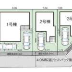 さいたま市北区植竹町１丁目 新築戸建 仲介手数料無料 5499万円より３棟 更にお祝金最大20万円プレゼント付 北大宮駅歩6分 新築戸建